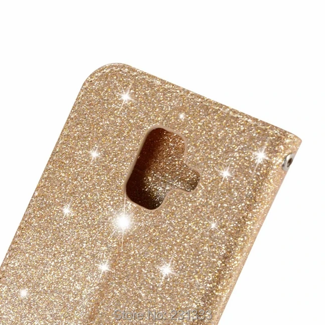 Кожаный чехол кошелек с блестящим ремешком C ku для Samsung Galaxy A6 2018 J6 A8 A7 из ТПУ