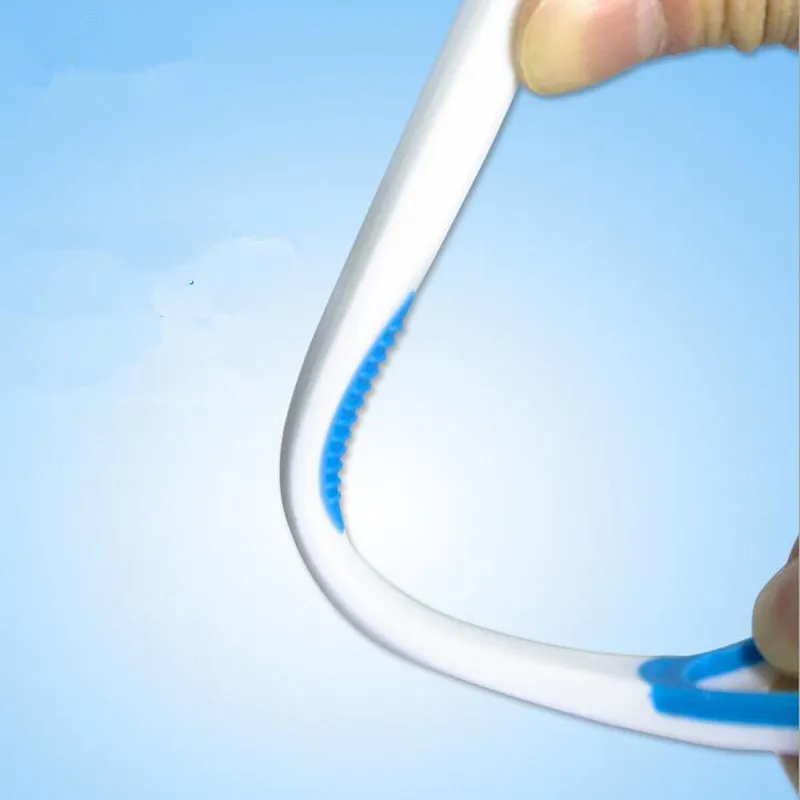 Murah 1 PC Lidah Sikat Lidah Cleaner Pengikis Pembersih Pengikis Lidah untuk Perawatan Mulut Kebersihan Mulut Tetap Segar Napas Pembersih Lidah