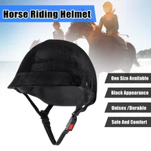 Adjustable Horse Riding font b Helmet b font Equestrian font b Helmet b font Black Half