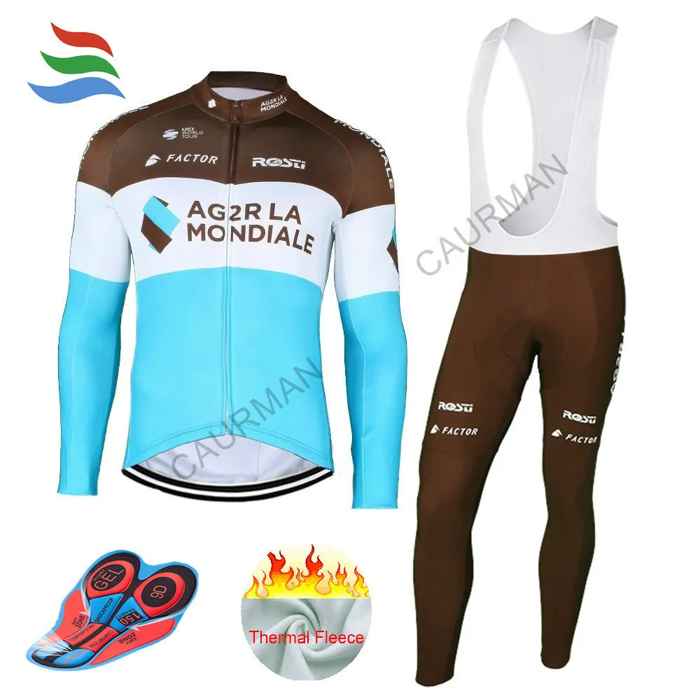 

2018 Pro team Cycling Clothing Men's Long Bike Bicycle GEL Ropa Thermal Ciclismo Winter Hombre Mtb Cycling Jersey Bib Pants