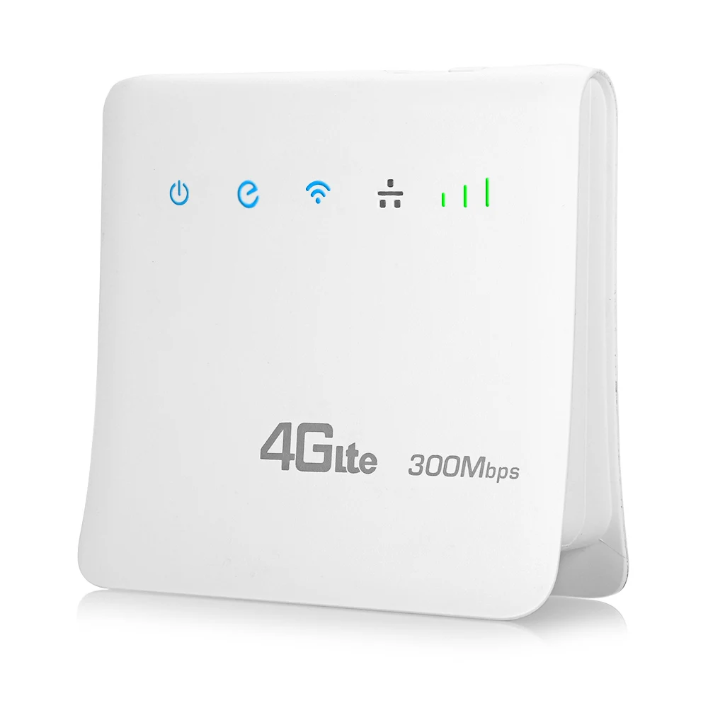 

Kinle 4G LTE CPE Mobile WiFi Router For SIM Card 300Mbps Support 3G Marvell 1802 + MTK7628 4G WiFi Router
