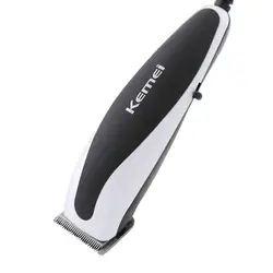Kemei KM-08-51 черный + белый ABS 220-240 В 50 Гц электрическая бритвенная головка машинка для стрижки волос