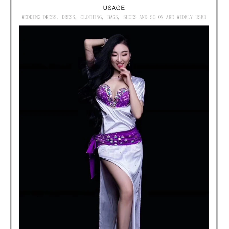 평평한 뒷면 모조 다이아몬드 장식 유리 크리스탈, 돌 위에 바느질, DIY 뜨개질 웨딩 드레스 의류 직물, 드롭 모양, 11x18mm