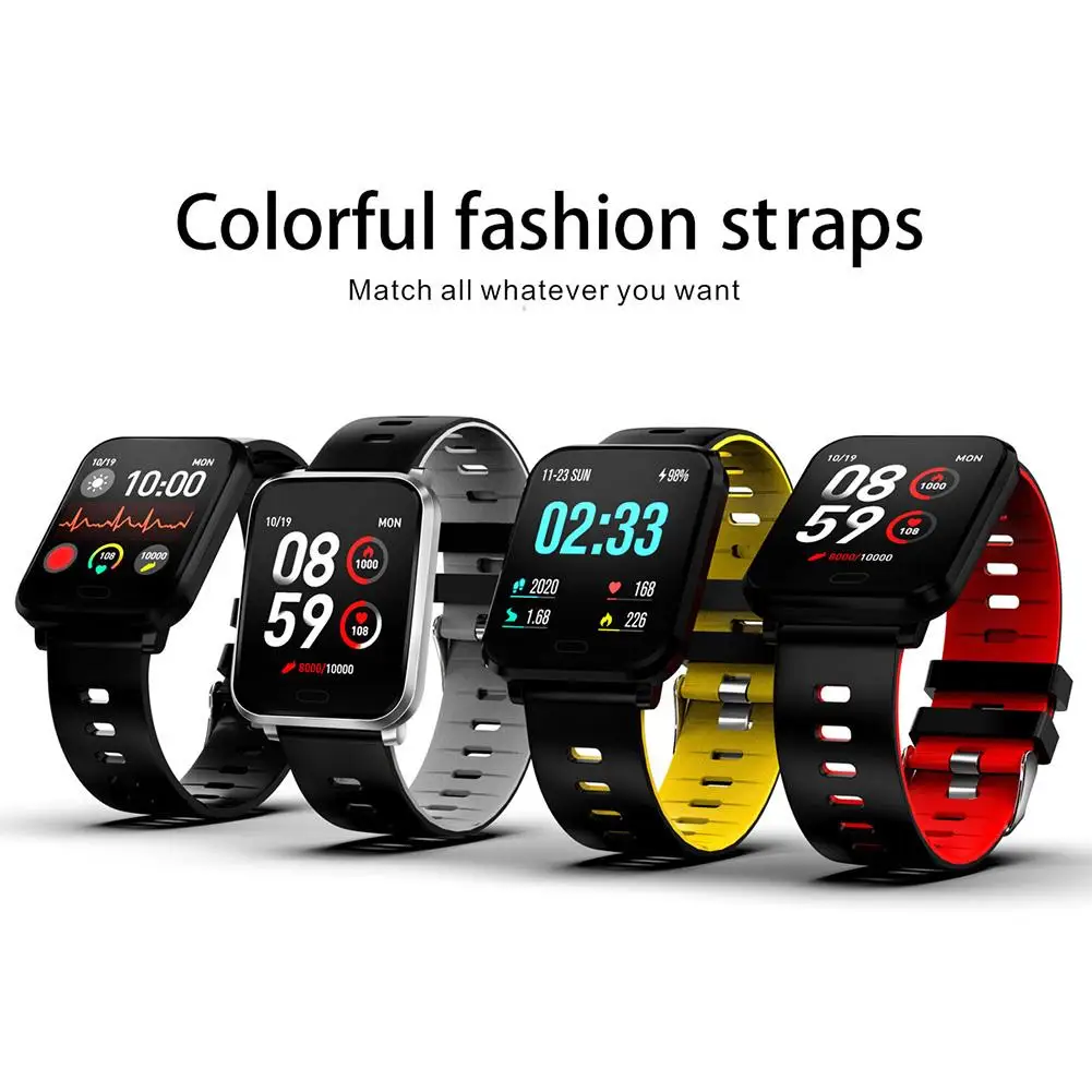 

K10 1.3 Inch Color Screen Smart Watch Heart Rate Blood Pressure Monitoring Multiple Sports Mode IP68 Waterproof Smart Bracelet