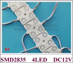 Светодиодный модуль ввода SMD 2835 Светодиодный модуль для знака DC12V 4 светодиодный 2 W IP65 37 мм * 37 мм, алюминиевая печатная плата для нас Азия