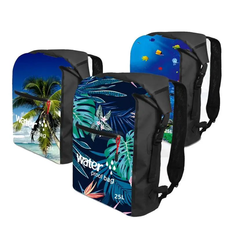 

Colored Waterproof Backpack For Men Women Fashionable Casual Portable Shock Absorption PVC Mesh Waterproof Travel Backpack Newly