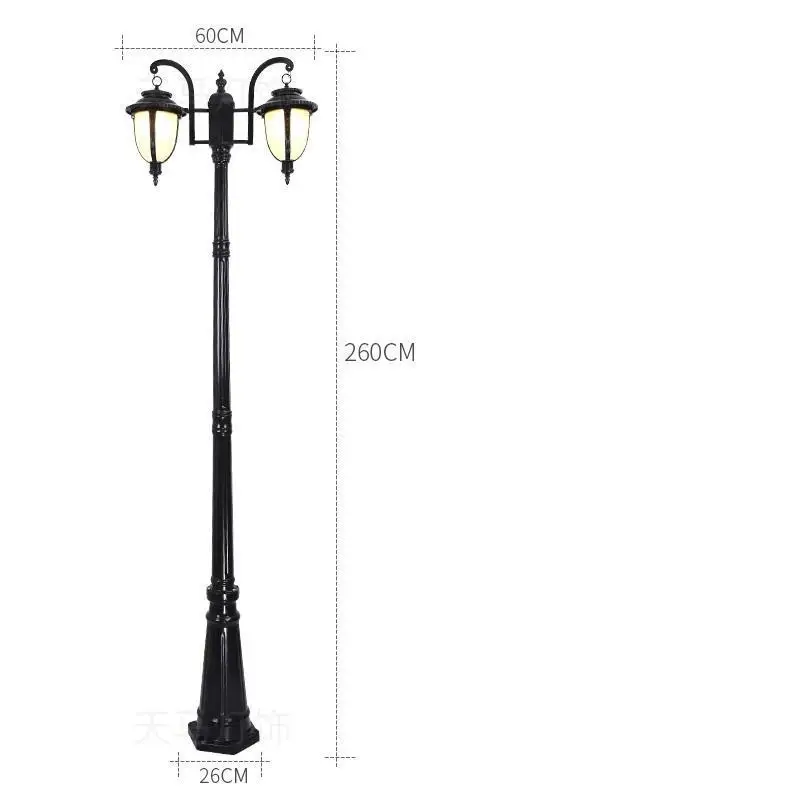 Giardino Strassenbeleuchtung Farola наружный стиль Jalan Tenaga Surya Led Плаза Lampione лампа уличная дорога