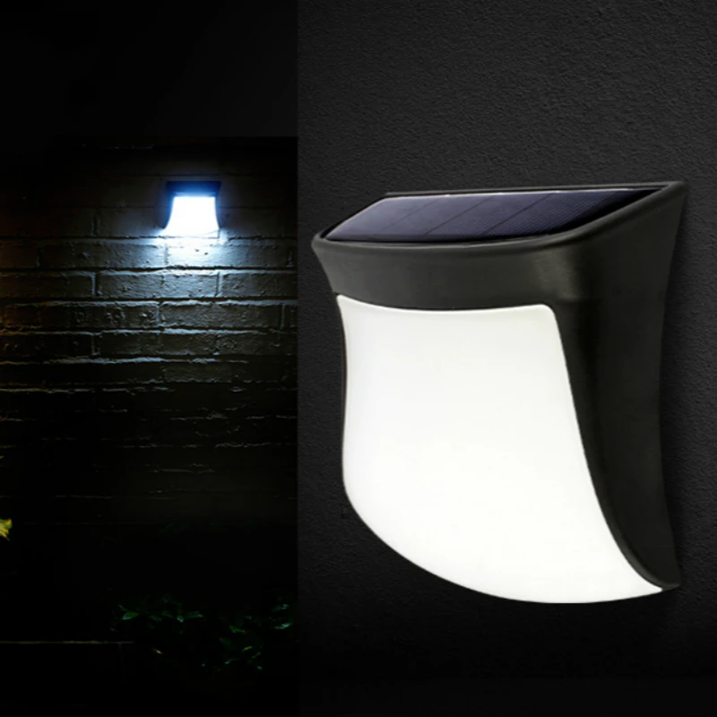 

DE.SOUL Solar Lights Fence Outdoor Led Wall Lights Home Decor Lighting Solar Garden Lamps