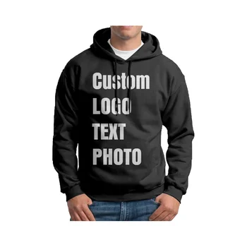 

Personalised Diy Custom Mens Hip Hop Sweatshirt Hoodies Print LOGO/TEXT/PHOTO