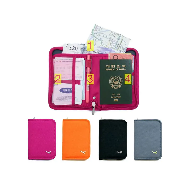 

Casual Design Travel Passport Covers Good Quality ID Credit Card Holders Unisex Business Passport Wallet