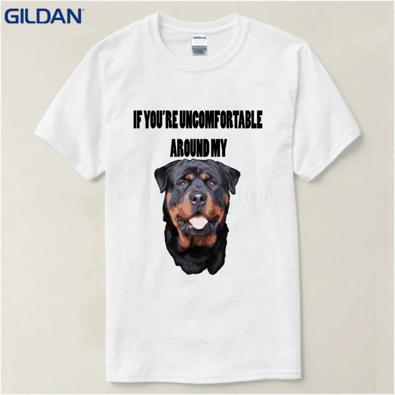 Printed 2017 Fashion Brand Short Sleeve Fashion Rottie