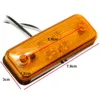 1PCS 4 LED Side Marker Light Indicator Lamp Bus Truck Trailer Lorry Caravan 10~30V E8 ► Photo 1/6