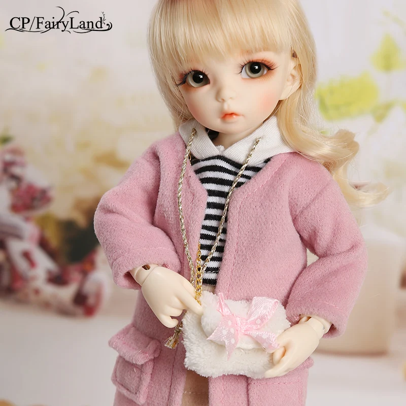 Куклы BJD Littlefee Ante 1/6 Yosd розовые золотистые вьющиеся волосы Лолита полный комплект
