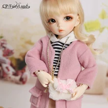Bjd bonecas littlefee ante 1/6 yosd rosa ouro encaracolado cabelo lolita fullset opção menina brinquedos para meninas melhor presente fairyland fl