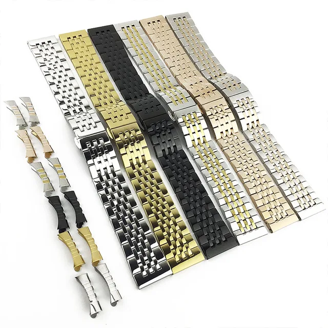 US $11.47 Stainless steel strap men's watch accessories outdoor sports waterproof strap female bracelet 14 16