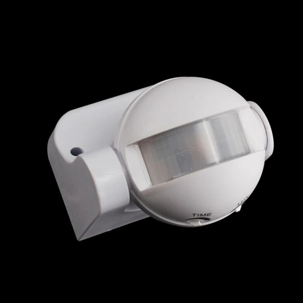 Открытый ПИР движения переключатель датчиков детектора 180 градусов авто 220 В/AC-240V/AC безопасности освещение переключатель лампы белый/черный