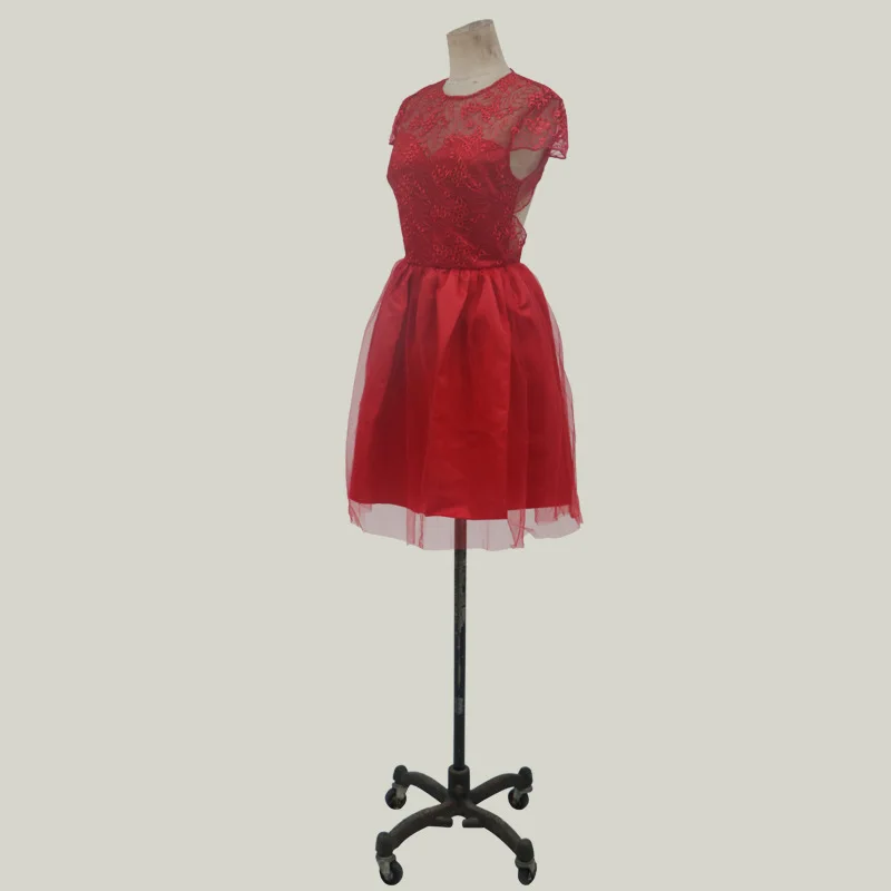 Новое поступление цветочный мини дизайнерское платье летние вечерние ночь красный кружевное платье элегантное вечернее Сетчатое праздничное платье с открытой спиной Женские