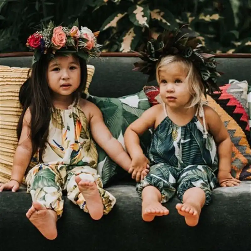 baby girl boho romper