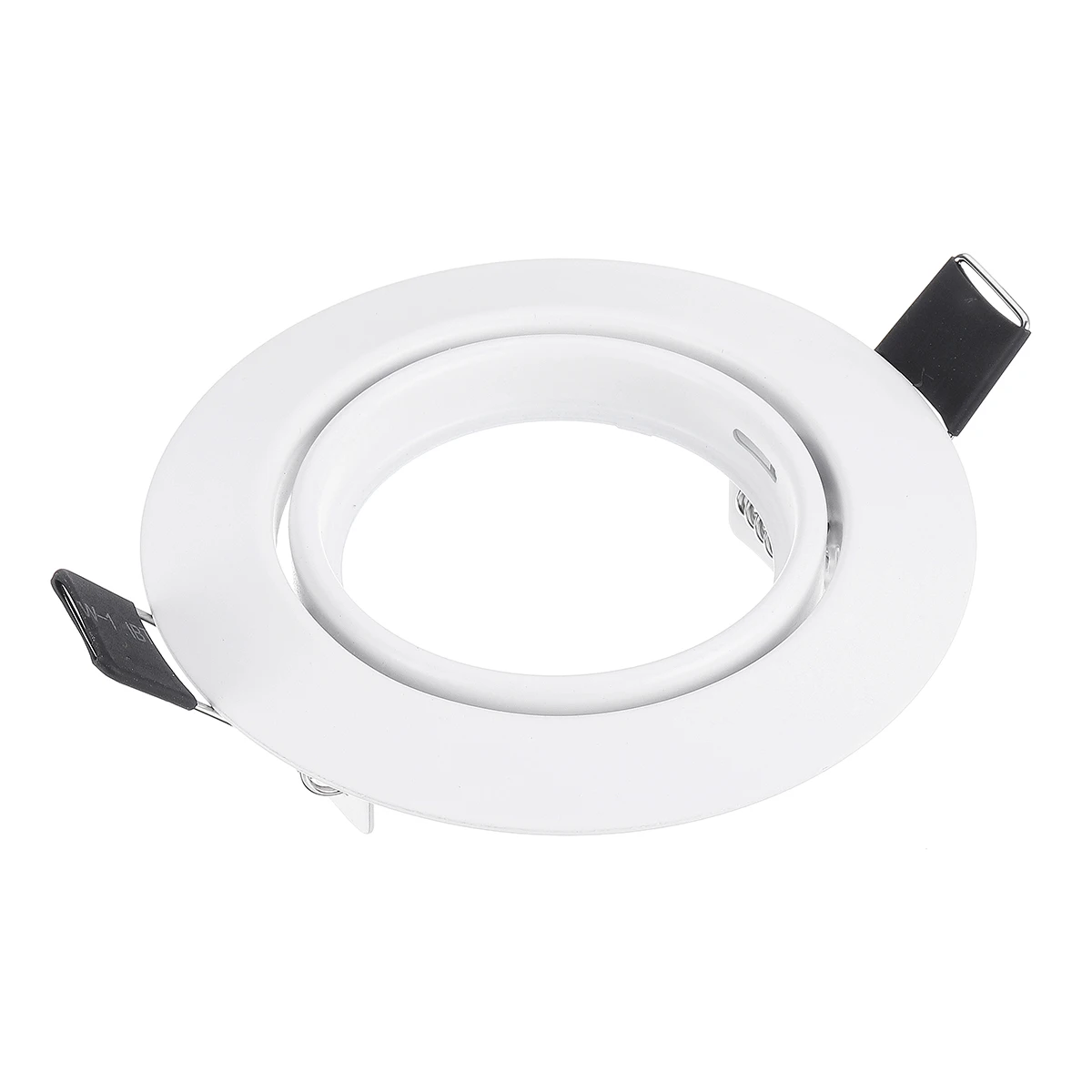 

CLAITE Round Shape Rotation Adjustable LED Downlight Ceiling Lamp Bracket for 70-75mm GU10 MR16 Light Bulb