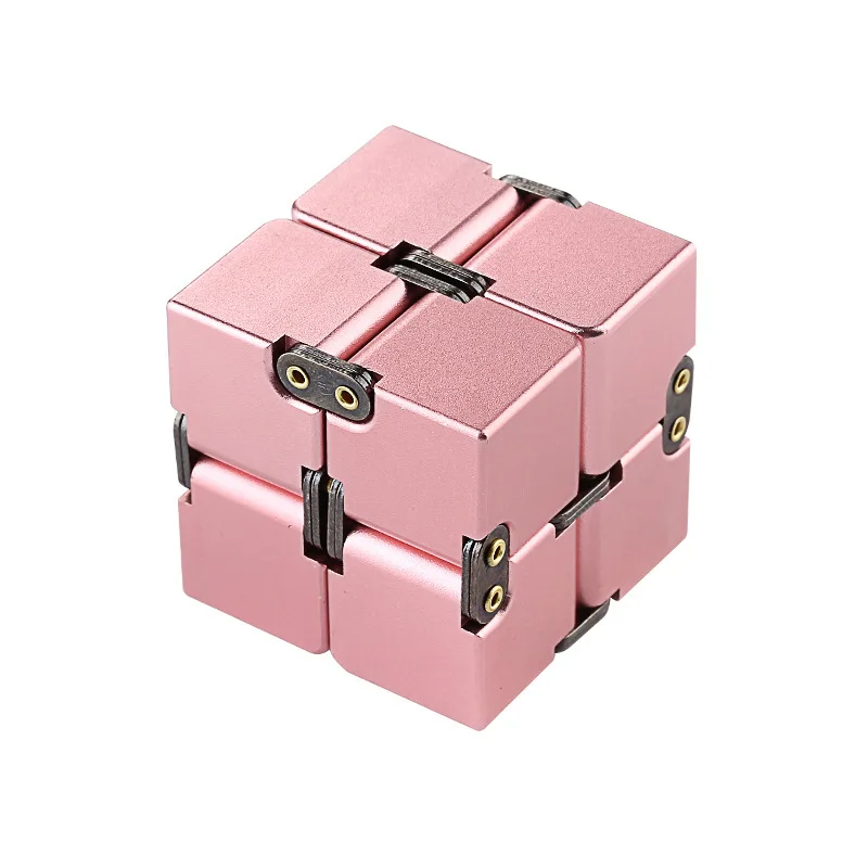 Декомпрессионный бесконечный магический куб бесконечный блок магический куб из алюминиевого сплава декомпрессионные игрушки подарки практичный подарок