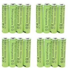 4-44 шт./лот бренд AAA батарея 1800mah 1,2 V перезаряжаемая батарея зеленый для дистанционного управления игрушечный светильник