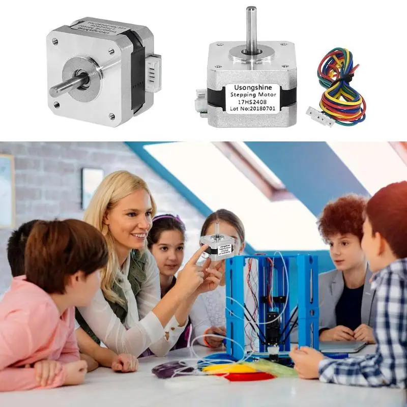 

0.6A High Accuracy 17HS2408 Stepper Motor Laser 3D Printer Motor Driver