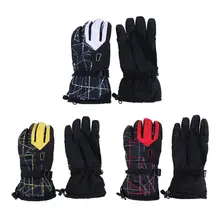 1 пара зимних лыжных перчаток водонепроницаемые ветроустойчивые теплые перчатки дышащие утолщенные для велосипеда и уличных видов спорта перчатки для верховой езды мужские и женские