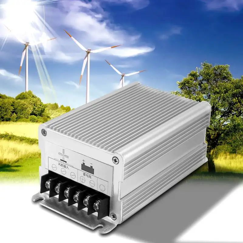 

24 Volt 600W 12V 300W Wind Turbines Generator Charge Controller Aluminium Alloy Regulator Outdoor Wind Generator Controller