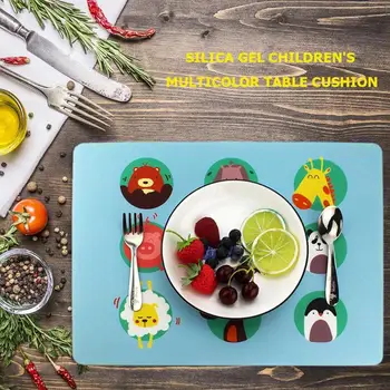 

Silicone Table Placemat Premium Heat Resistant Drying Mat Tableware Dishwasher Dish Cup Cushion Pad Dinnerware Table Mat