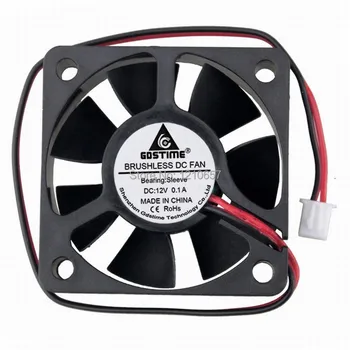 

100 PCS LOT Gdstime 50mm x 15mm 5CM 5015s 2P 12V CPU DC Cooling Exhaust Fan