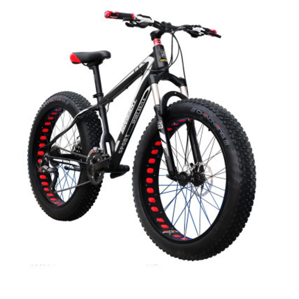 Flash Deal New Brand Aluminum Alloy Mountain Bike 26" Wheel 4.0 Fat Tire 27 Speed Beach Snow Bicycle Downhill Oil Disc Brake Mtb Bicicleta 1