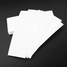 100 шт./кор. одноразовые нетканые восковые волосы удалить бумажные бумага для депиляции воском