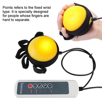 

New Infrared Heating Massager Electric Finger Recovery Training Silicone Rehabilitation Balls Massage Relaxation