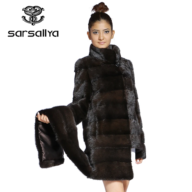 Best  Real Fur Coat Mink Women Winter Natural Fur Mink Coats And Jackets Female Long Warm Vintage Women C