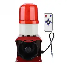 12-24 в промышленный водонепроницаемый пожарный рог сирена звуковой визуальный звук Предупреждение ющий сигнал динамик