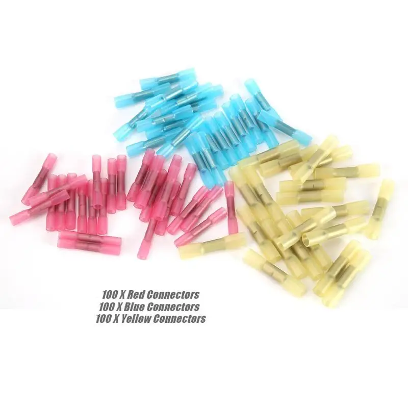 

130-300pcs Waterproof Sealing 3:1 Electrical Heat Shrink Tube Cable Connectors new