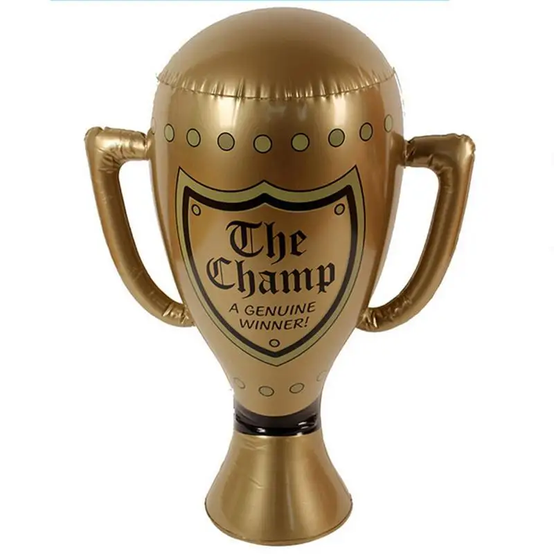 

1PC Toy Trophy Simulation Competition Creative Inflatable Champion Trophy for Gift Children Award Kids