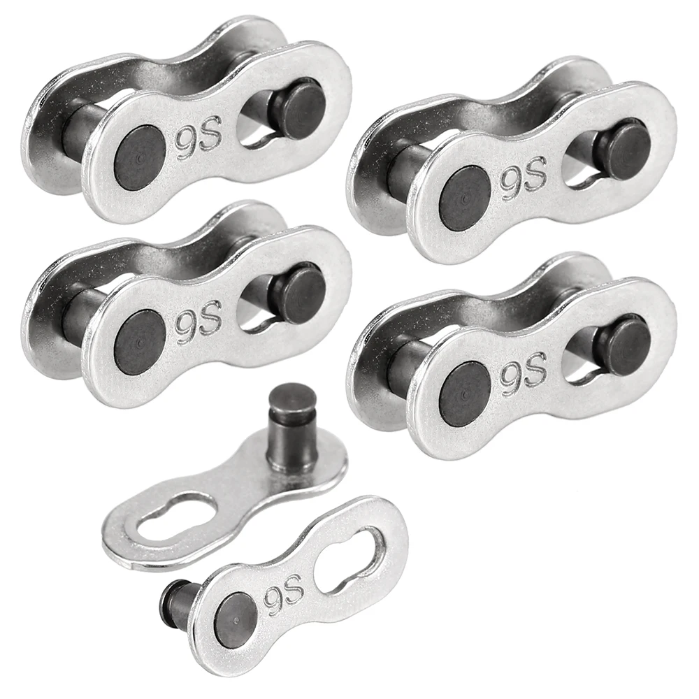 Discount 1 Pair / 5 Pair Bike Chain Link Bicycle Chain Repair Tool Bike Missing Link Bike Chain Connector 6-8S / 9S / 10S / 11S Bicicleta 5