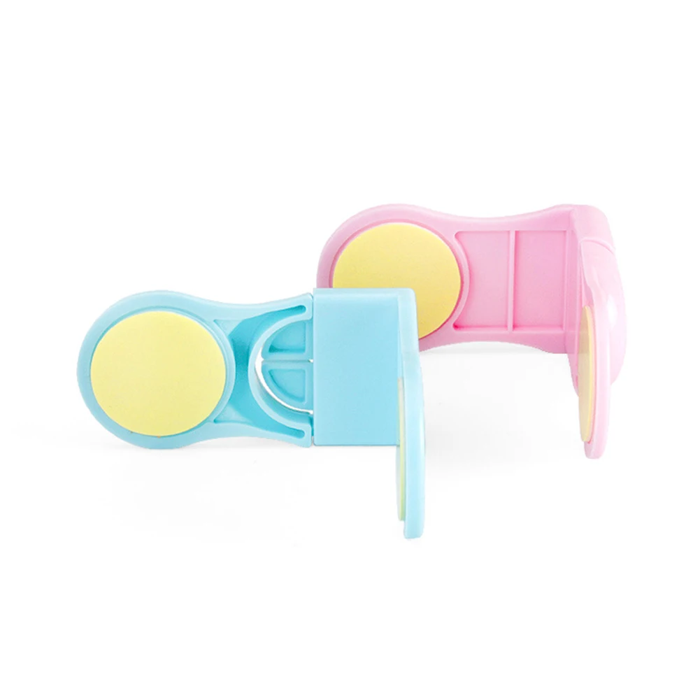 1/3/4 قطعة الطفل قفل درج للأمان 90 درجة ABS خزانة حامي للأطفال الاطفال الأمن الرعاية لطيف اللون قفل لتغذية الرضع