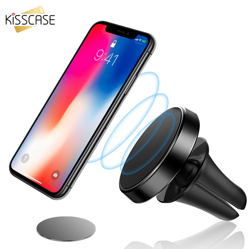 

KISSCASE Magnetic Car Phone Holder For Apple iPhone 5 4 4S Magnet Mount Car Holder For Phone in Car Cell Phone Holder Stand