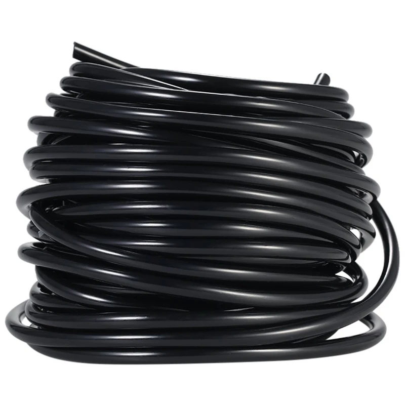 

Promotion! 4 / 7mm Sprinkler System Laying Tube Irrigation Pipe Black 20m Polyethylene