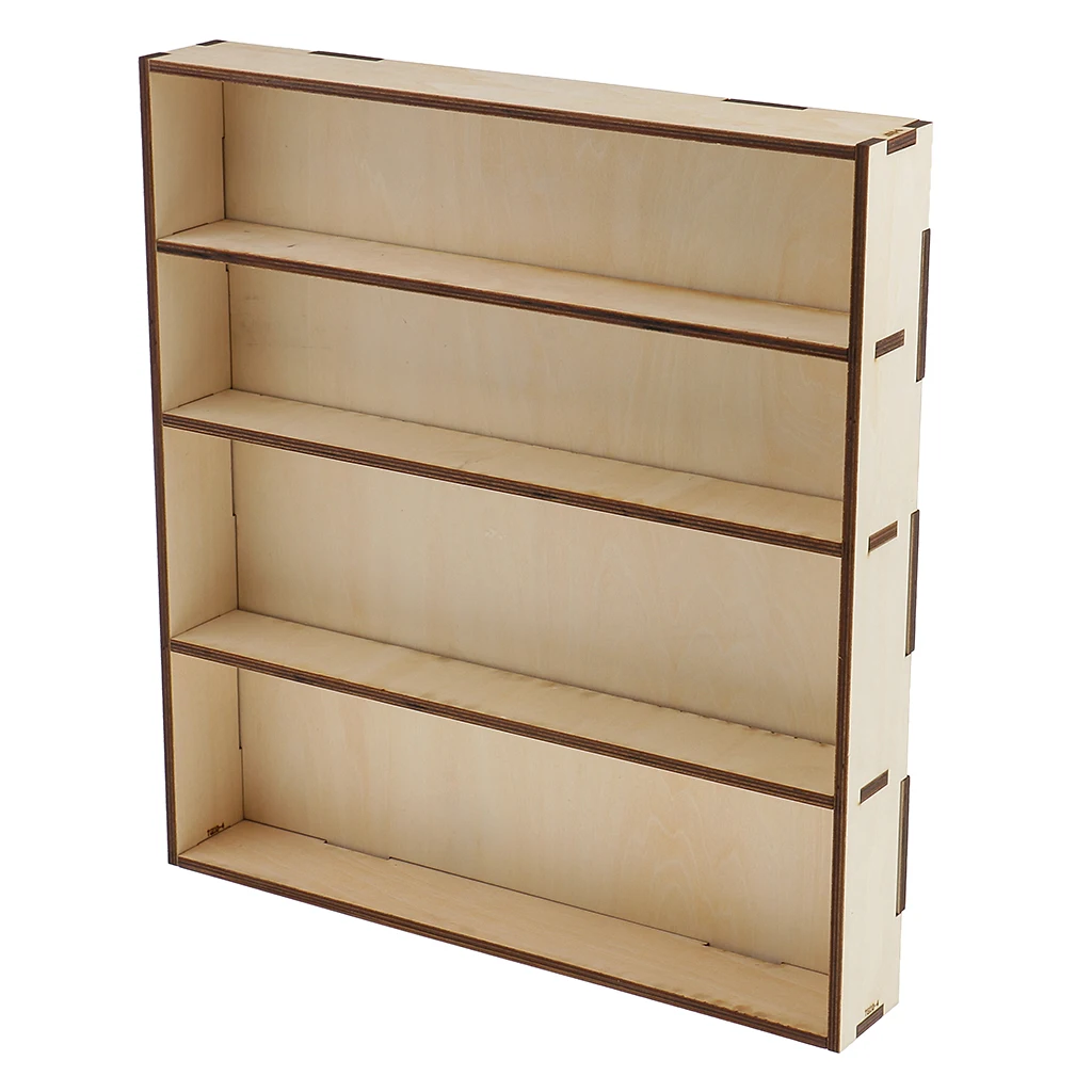 Multifunctional Wooden rack Paint Rack Modular Organizer Paint Storage Holder Model Box Paint Rack 12.2 x 11.42 x 17.32 inch