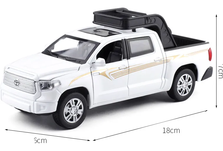 Модель грузовика Toyota Tundra 1/32 металлическая модель литые игрушки под давлением