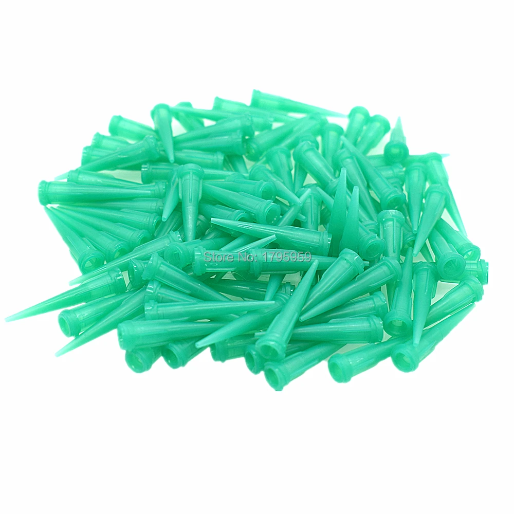 100pcs18GaugePlasticTaperedDispensingTipsAdhesiveGlue