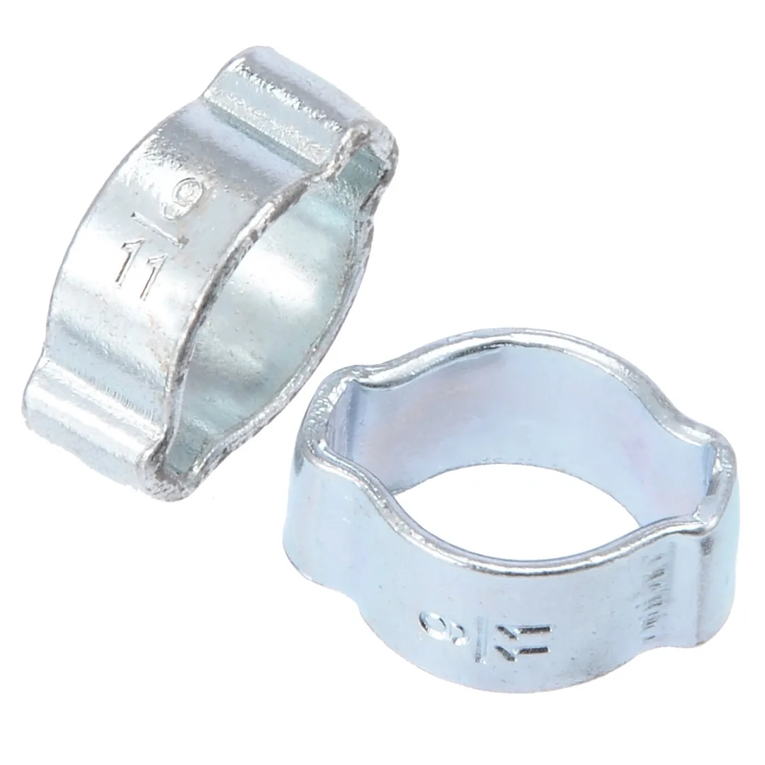 10pcs Hose Clamp Double Ears O Clips Clamp Worm Drive Fuel Water Hose