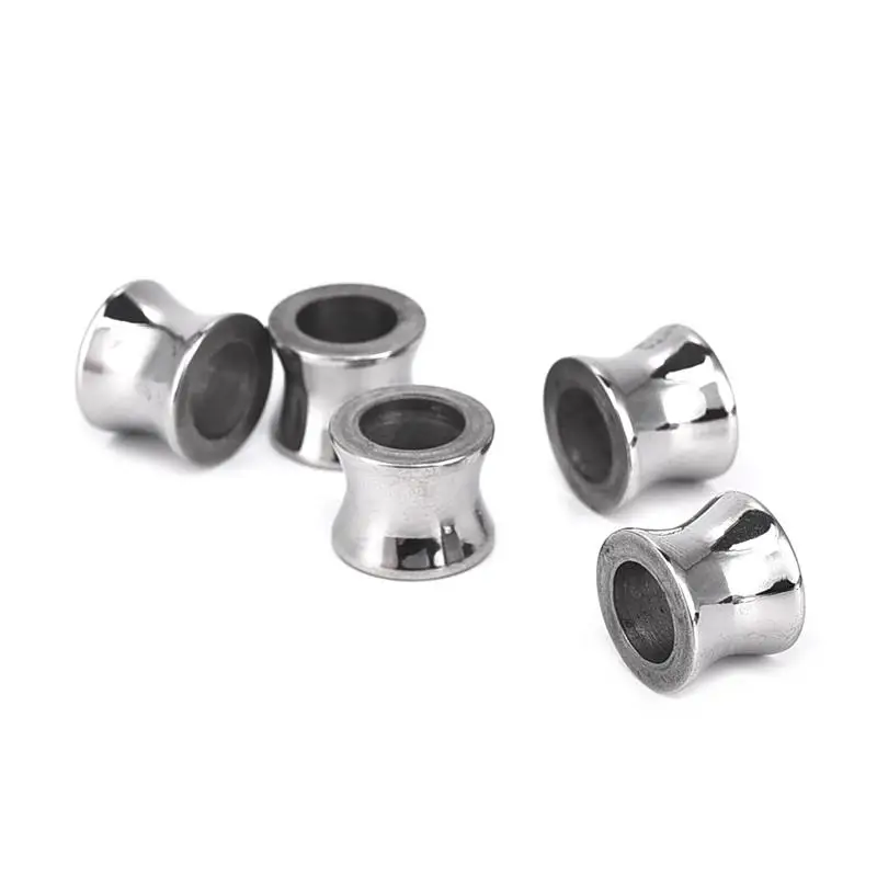 

Casting 316l Stainless Steel 6mm Silver Tone Cylinder Bead European Charm Beads For Men Bracelet Jewelry Making DIY Findings