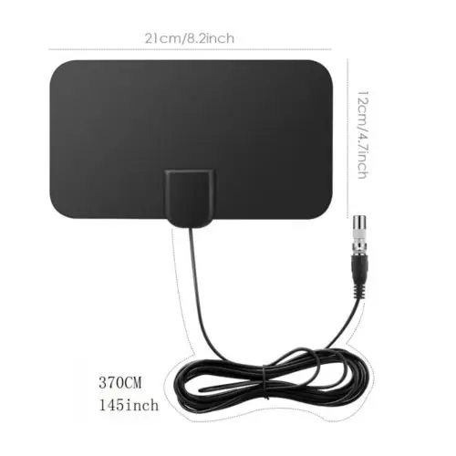 Ультратонкая цифровая антенна 200 миль HD Skylink 4K цифровые комнатные ТВ 1080P антенны