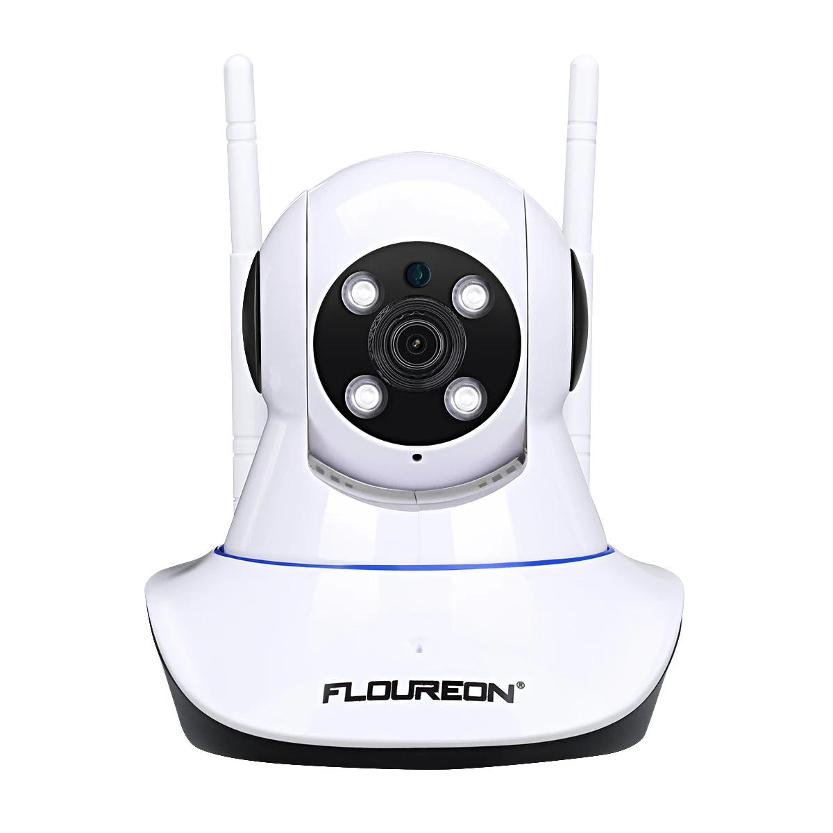 

FLOUREON 1080P 2.0MP 1920*1080 Indoor IPC WIFI H.264 Wireless PT IR-CUT TF Micro SD Card Slot Nanny Baby Monitor IP Camera EU