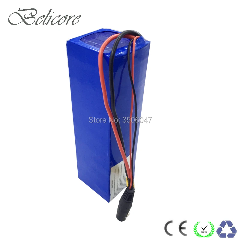 Perfect Free shipping Customized 14S4P 18650 51.8V li-ion battery pack 52V 10Ah 11.6ah 12ah 12.8ah 13ah 14ah with 58.8V 2a charger 0