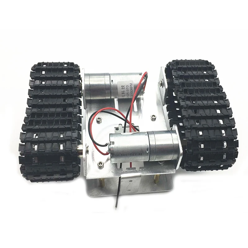 Domibot DIY RC робот шасси Танк автомобиля отслеживания препятствий избегания с гусеничным набором